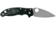 Spyderco Manix 2 Lightweight Folding Knife - 3.37" CTS-BD1 Satin Plain Blade, Black FRCP Handles