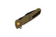 Buck 842 Sprint Ops Pro Flipper Knife - 2022 Legacy Collection - 3.125" CPM-S45VN Cerakote Armor Black Drop Point Blade, OD Green Canvas Micarta Handles - 13339