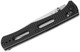 Benchmade 417 Fact Folding Knife - 3.95" S30V Satin Plain Blade, Black Aluminum Handles