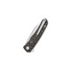 QSP Knives Otter Flipper Knife - 2.70" CPM-S35VN Satin Modified Sheepsfoot Blade, Copper Foil Carbon Fiber Handles