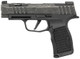 Sig Sauer 365V001 P365 XL Spectre 9mm Luger Caliber with 3.70" Barrel, 12+1 Capacity, Black Finish Frame, Serrated Distressed Black Stainless Steel Slide & Polymer Grip