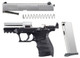 Walther Arms 5082501 CCP M2 380 ACP Caliber with 3.54" Barrel, 8+1 Capacity, Black Finish Picatinny Rail Frame, Serrated Sliver Stainless Steel Slide & Finger Grooved Polymer Grip