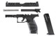 Walther Arms 2842475 PDP Optic Ready 9mm Luger Caliber with 4.50" Barrel, 18+1 Capacity, Black Finish Picatinny Rail Frame, Serrated/Optic Cut Black Steel Slide & Performance Duty Textured Polymer Grip