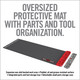 Real Avid Smart Matt XL - Cleaning Mat - 47.25"x19.625", Integrated Parts Storage