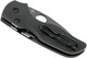 Spyderco Lil' Native Compression Lock Folding Knife - 2.47" CPM-S30V Black Plain Blade, Black G10 Handles