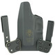 BlackPoint Tactical Mini Wing IWB Holster - Fits Glock 43, Right Hand, Black Kydex, 15 Degree Cant