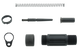 TacFire MAR139-C Short Buffer Tube System for AR Pistol Platform - Black Anodized Aluminum with QD End Plate