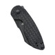 Kizer October Mini Liner Lock Knife - 2.54" 154CM Sheepsfoot Blade, Black Micarta Handles