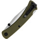 Buck 110 Slim Pro TRX Folding Hunter - 3.75" S30V Plain Blade, OD Green G10 Handles, Cerakote Deep Carry Pocket Clip