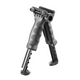 F.A.B. Defense T-POD G2 QR Foregrip with Quick Release Bipod - Fits Picatinny Rails, Black