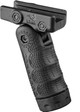 F.A.B. Defense T-FL 7 Position Vertically Folding Foregrip - Fits Picatinny Rails, Black