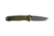 Benchmade Bailout AXIS Folding Knife - 3.38" CPM-M4 Gray Cerakote Tanto Plain Blade, Woodland Green Aluminum Handles - 537GY-1