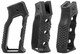 F-1 Firearms GRP Skeletonized Grip - Style 1 - Fits AR Rifles, Anodized Finish, Black