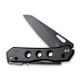 We Knife Company Vision R Superlock Folding Knife - 3.54" CPM-20CV Black Stonewashed Reverse Tanto Blade, Black Titanium Handles - WE21031-2