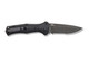 Benchmade 9070SBK Claymore AUTO Folding Knife 3.6" CPM-D2 Cobalt Black Partially Serrated Blade, Black Grivory Handles