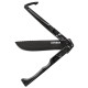 Gerber DoubleDown Folding QuadLock Machete - 6.75" 420HC Black Recurve Blade, Black Handles - 30-001530N