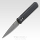 ProTech 920 Godfather AUTO Folding Knife - 4" 154CM Bead Blasted Plain Blade, Black Aluminum Handles