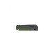 Benchmade Redoubt AXIS Folding Knife - 3.55" CPM-D2 Graphite Black Plain Edge Blade, Gray and Green Grivory Handles - 430BK