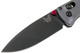 Benchmade Bugout AXIS Folding Knife - 3.24" M390 Black Cerakote Plain Blade, Machined Aluminum Handles - 535BK-4