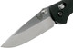 Benchmade Mini Griptilian AXIS Lock Folding Knife - 2.91" S30V Satin Flat Ground Sheepsfoot Plain Blade, Black Noryl GTX Handles - 555-S30V
