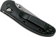 Benchmade Mini Griptilian AXIS Lock Folding Knife - 2.91" S30V Satin Flat Ground Sheepsfoot Plain Blade, Black Noryl GTX Handles - 555-S30V