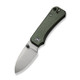 CIVIVI Knives C19068SB-1 Ben Petersen Baby Banter Folding Knife - 2.34" Nitro-V Stonewashed Blade, Green Micarta Handles