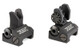 Troy Industries Micro BattleSight Set - Di-Optic Aperture Rear / M4 Front - Black