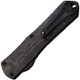 Heretic Knives Manticore-E AUTO OTF - 3.19" Black DLC Elmax Steel Bowie Blade, Purple Camo Carbon Fiber and Aluminum Handles