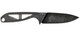 Bradford Knives G-Becker Fixed Blade Neck Knife - 2.875" Elmax Black Nimbus Drop Point Blade, Skeletonized Handle, Kydex Sheath