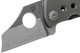 Spyderco McBee Folding Knife - 1.52" CTS-XHP Wharncliffe Plain Blade, Milled Titanium Handles - C236TIP