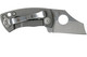 Spyderco McBee Folding Knife - 1.52" CTS-XHP Wharncliffe Plain Blade, Milled Titanium Handles - C236TIP