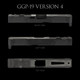Grey Ghost Precision Stripped Slide for Glock 19 - Version 4, Gen 5, Dual Optic Cutout Compatible (RMR and DeltaPoint Pro), Black Nitride Finish