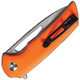 CIVIVI Knives C2010B Odium Flipper Knife - 2.65" D2 Stonewashed Blade, Orange G10 Handles