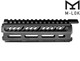 Mission First Tactical Tekko Drop-In M-LOK Rail System - Fits AR-15 Carbine, 7" Length, Black Anodized Finish