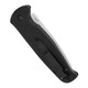 Benchmade 4300 CLA (Composite Lite Auto) AUTO Folding Knife - 3.4" Stonewash Plain Blade, Black G10 Handles