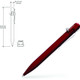 Bastion Gear Bolt Action Pen Aluminum - Red