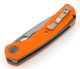Spyderco Nati Amor Subvert Folding Knife - 4.14" S30V Satin Plain Blade, Orange G10 Handles - C239GPOR