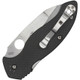 Spyderco Canis Folding Knife - 3.36" S30V Satin Plain Blade, Peel-Ply Carbon Fiber/G10 Laminate Handles - C248CFP