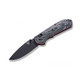 Benchmade Freek Folding Knife - 3.6" Black Cerakoted CPM-M4 Plain Blade, Black/Gray G10 Handles - 560BK-1