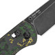 Kizer Knives Azo Drop Bear Folding Knife - 2.99" CPM-20CV Black Stonewashed Drop Point Blade, Toxic Storm FatCarbon Handles - Ki3619A1