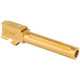 True Precision Glock 19, 19X, & G45 9MM Barrel - Gold Titanium Nitride, Gen 1-5 Compatible