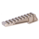 Badger Ordnance Condition One CLIF 9 Slot Rail - Fits the Badger C1 Unimounts, Anodized Tan