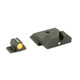 XS Sight F8 Night Sights for M&P Shield Handguns - Fits S&W M&P Shield, Green with Orange Outline Front, Tritium Front/Rear