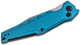 Kershaw Launch 7 AUTO Folding Knife - 3.75" Stonewashed CPM-154 Clip Point Blade, Teal Aluminum Handles - 7900TEALSW