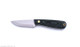 Brisa EnZo Necker 70 Fixed Blade Knife - 2.75" Sandvik 12C27 Scandi Grind Blade, Green Micarta Handles, Leather Sheath - BRI66436