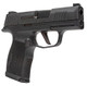 Sig Sauer 365-9-BXR3P P365 BXR Micro-Compact 9mm Luger 10+1 3.10" BlackBarrel, Black Nitron Optic Ready/Serrated Slide, Black Polymer Grips Right Hand