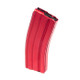 DURAMAG DuraMag Speed 223 Remington/556NATO Red Magazine - 30 Rounds, Fits AR15, Black AGF Anti-tilt Follower, Aluminum, Red