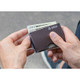 GRID Wallet Aluminum Minimalist Wallet with Money Clip - Gunmetal