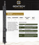 Gemtech GVAC Complete Upper Reciver Group - 556 NATO, 16.1" Barrel, 1:8 Twist, Gemtech ETM Flash Hider, Pinned Low Pro GVAC Gas Block, Mid Length Gas System, 15" MLOK Handguard, Includes Bolt Carrier Group