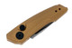 Kershaw Launch 9 AUTO Folding Knife - 1.8" Working Finish CPM-154 Drop Point Blade, Bronze Anodized Aluminum Handles